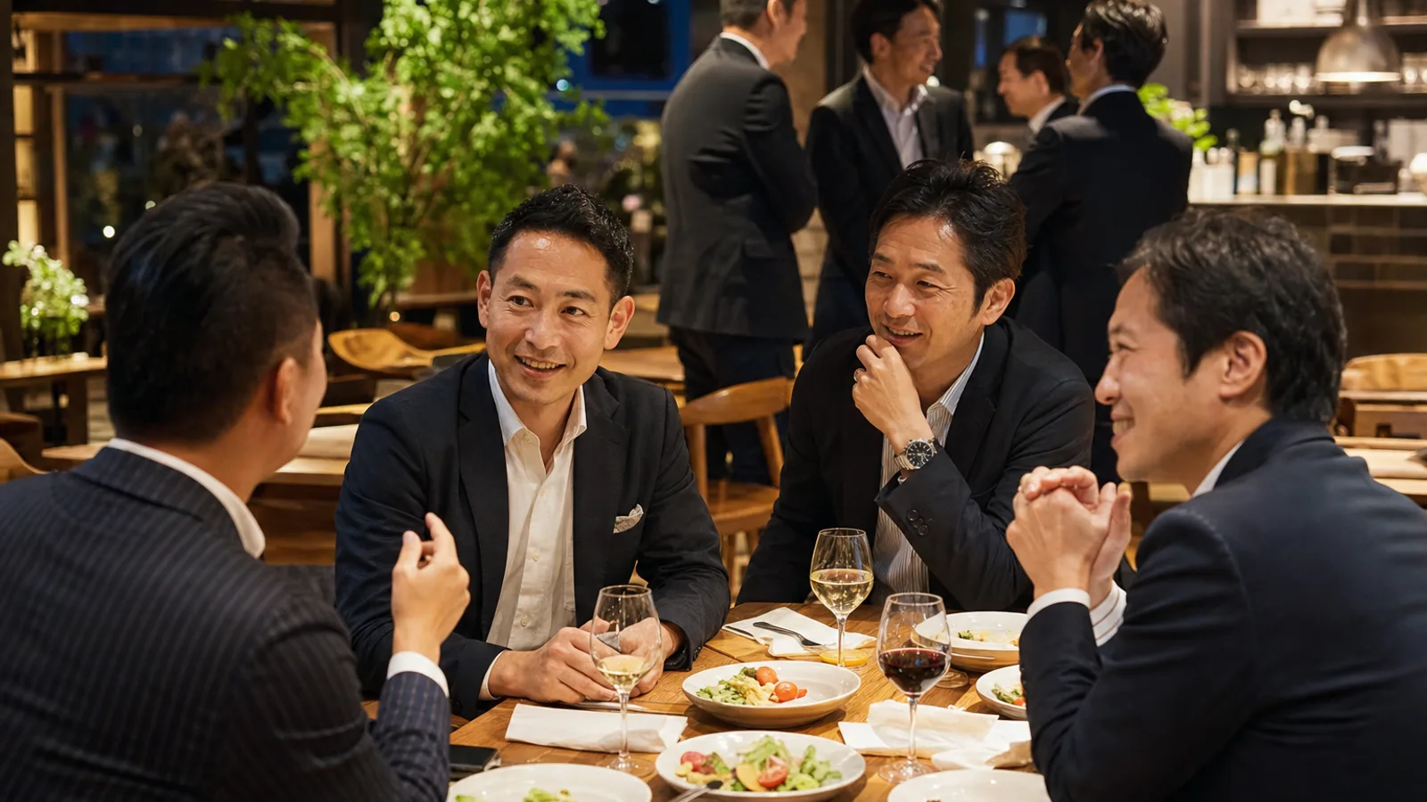 店舗で開催される交流会の様子